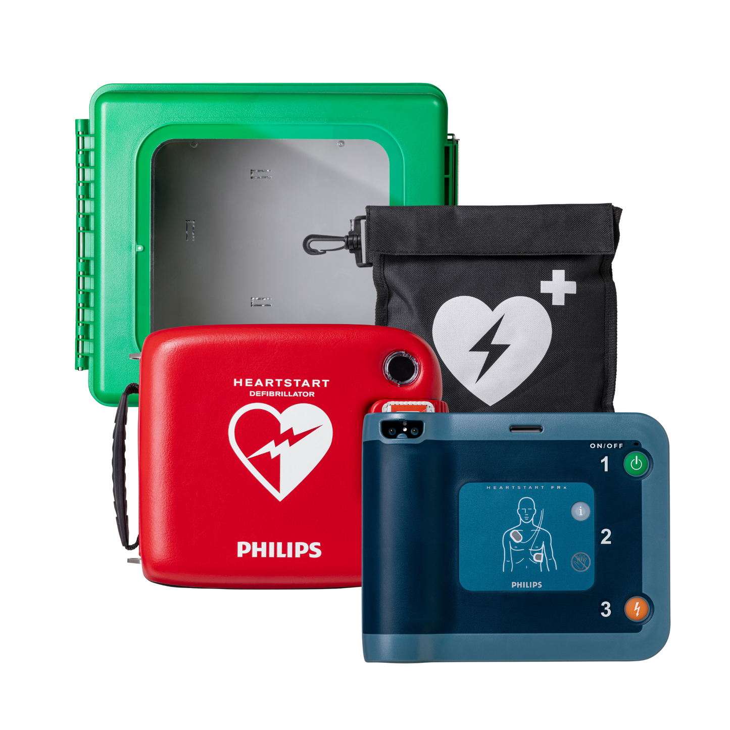 Philips FRx AED met ARKY buitenkast