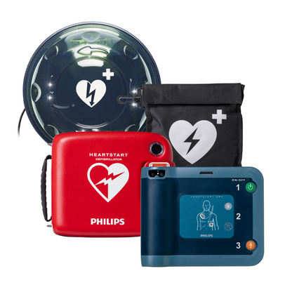 Philips FRx AED met Rotaid buitenkast