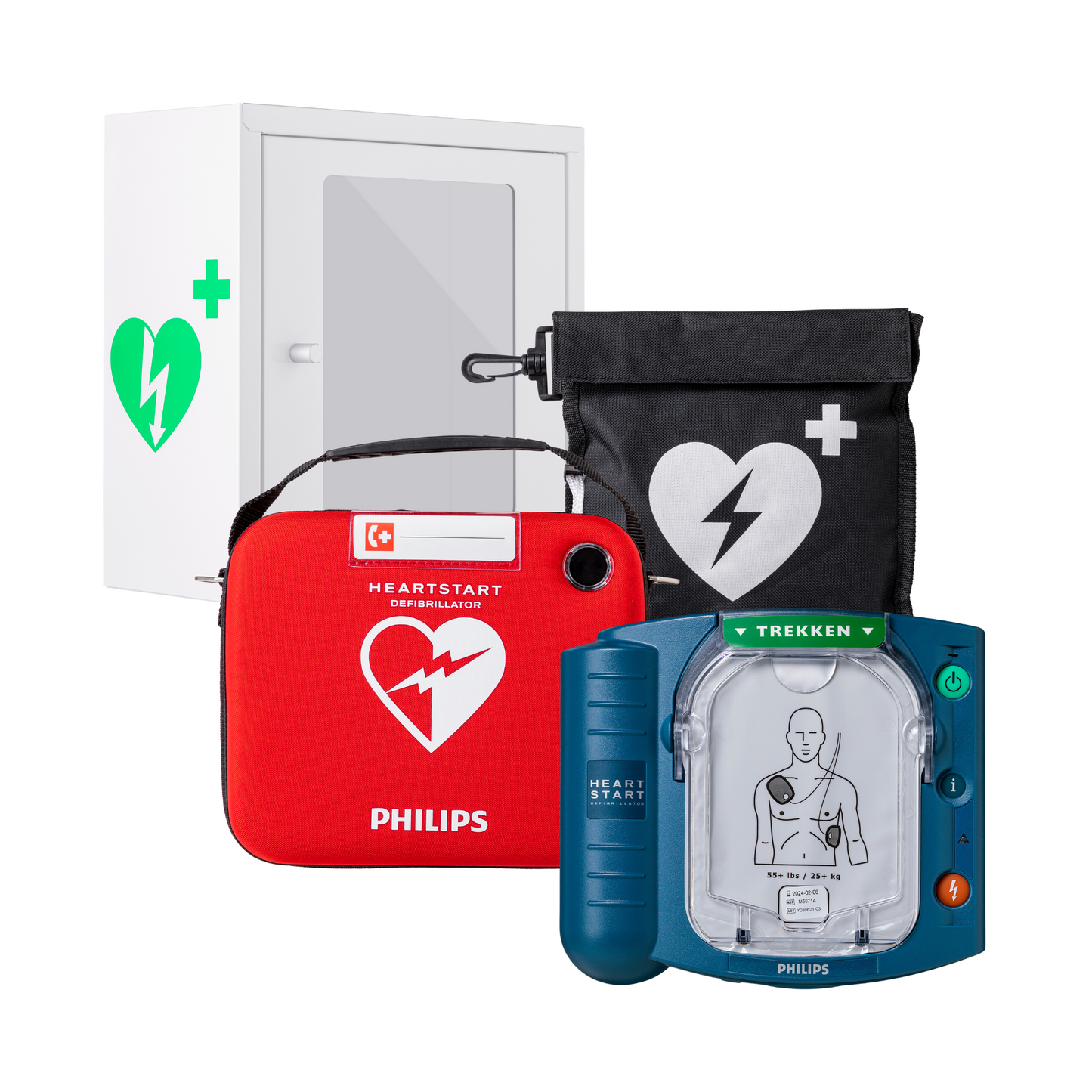Philips HS1 AED met binnenkast en 5 jaar All-In service