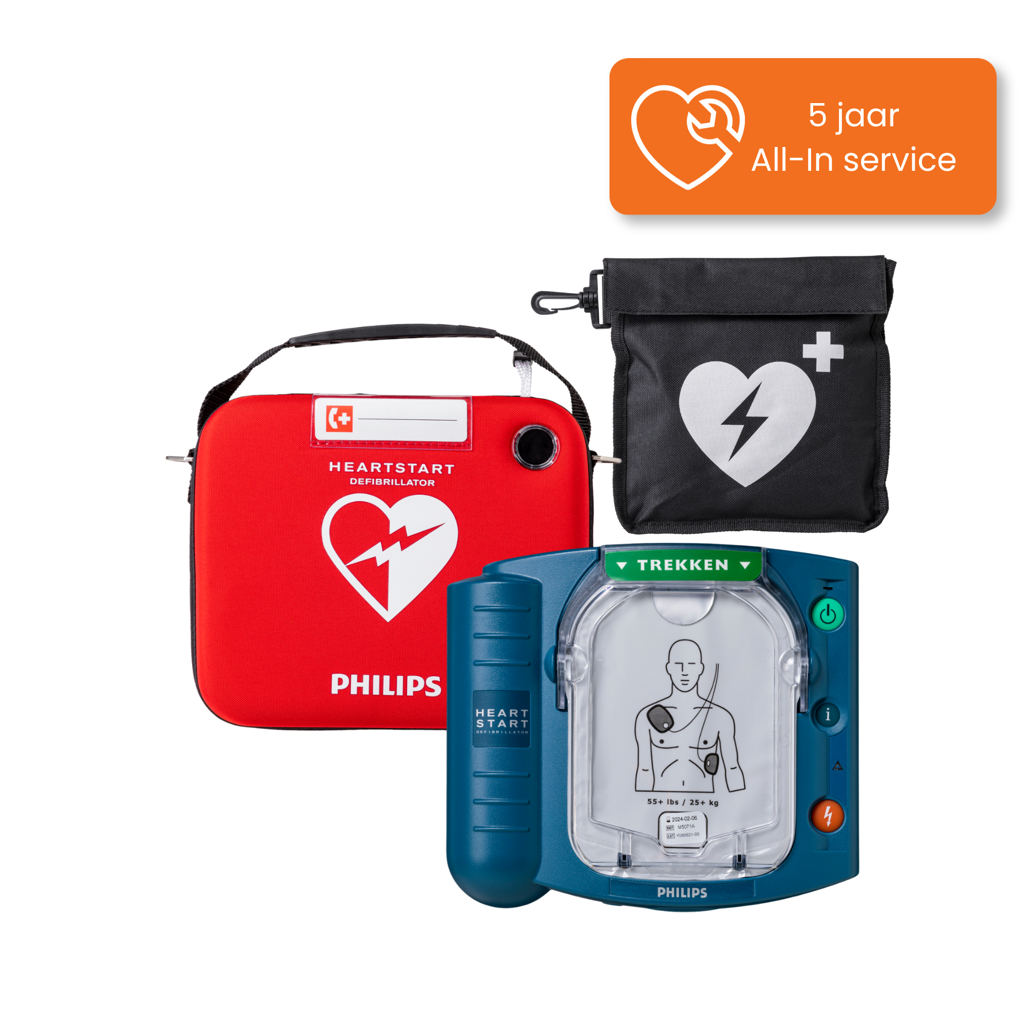 Philips HS1 AED met 5 jaar All-In service