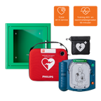 Philips HS1 AED-pakket voor binnen incl. binnenkast, 5 jaar service & training
