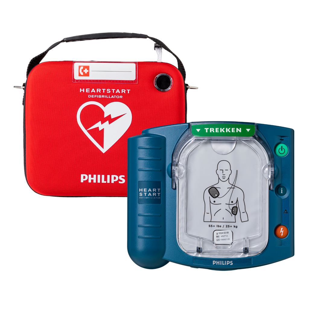 Philips HS1 AED met smalle draagtas