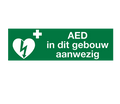 Sticker AED in dit pand aanwezig - ProCardio - Sticker_30_10